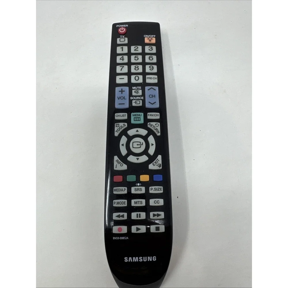 Samsung BN59-00852A‎ Remote Control Plasma TV Battery Tested Genuine LIGHTS UP